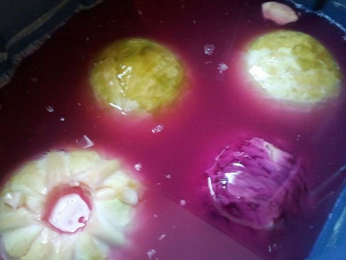 Трезвый бульон - капустный сок с луком-пореем