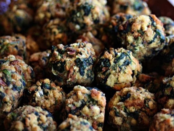 Фрикадельки из шпината