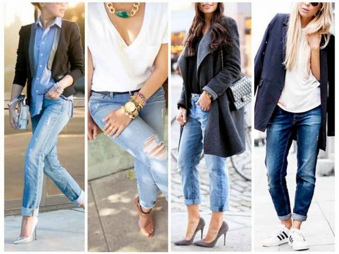 Один предмет одежды - 5 повседневных стилей: джинсы