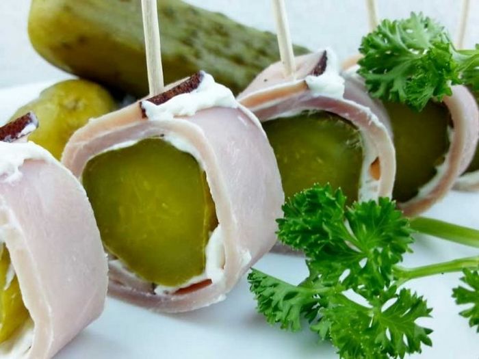 Медальоны из ветчины