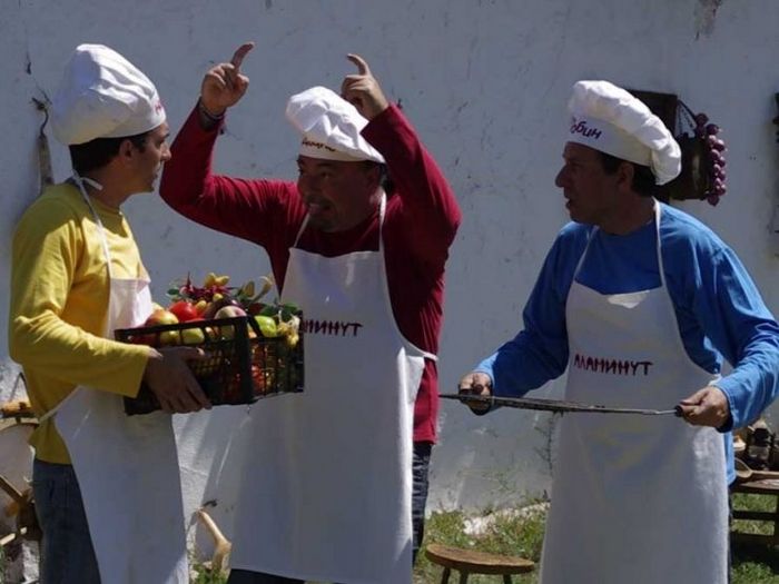 Куриный альфредо и рисовая запеканка