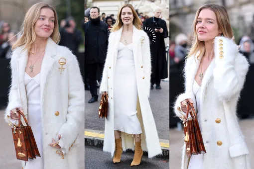 Белые и пушистые: нашли для тебя пальто, как у Натальи Водяновой