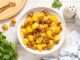 Тушеная картошка с лисичками