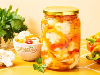 Салат из цветной капусты на зиму