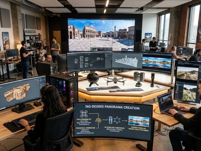 Обзор методов 3D-моделирования для создания 360-градусных панорам Обзор методов 3D-моделирования для создания 360-градусных панорам